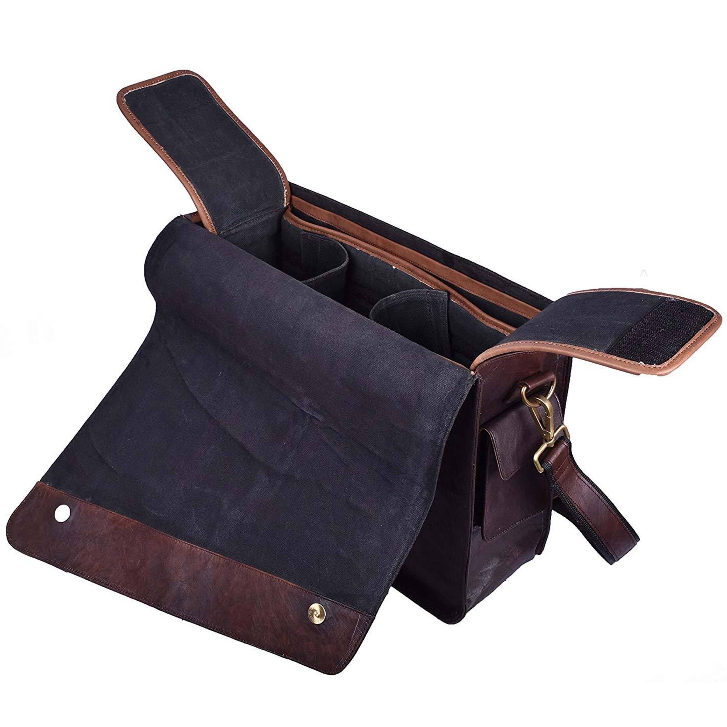Classy Leather Bags The Finch Camera Bag SpadezStore