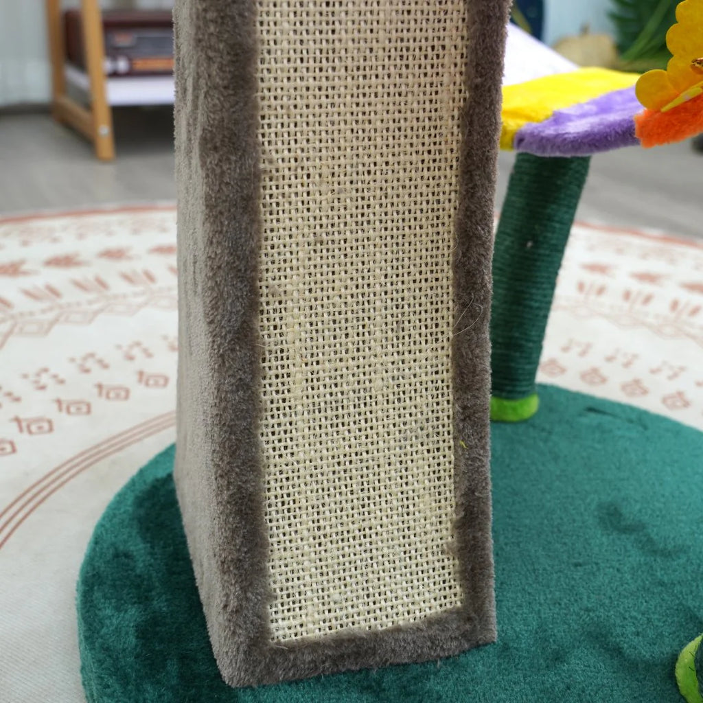 Catry Wonderland Cat Tree with Garden Inspired Condo and Perches SpadezStore