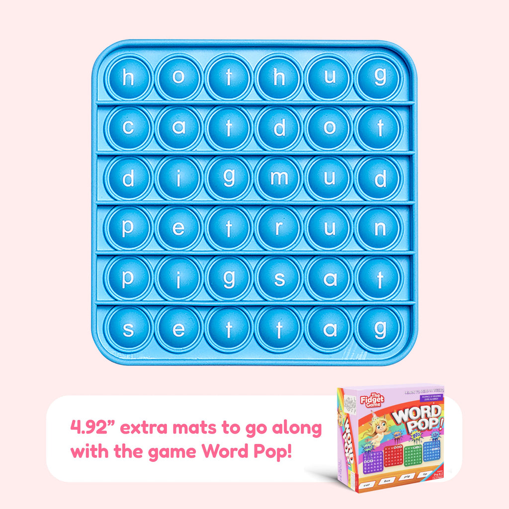 The Fidget Games 6 Extra CVC Fidget Mats Word Pop SpadezStore