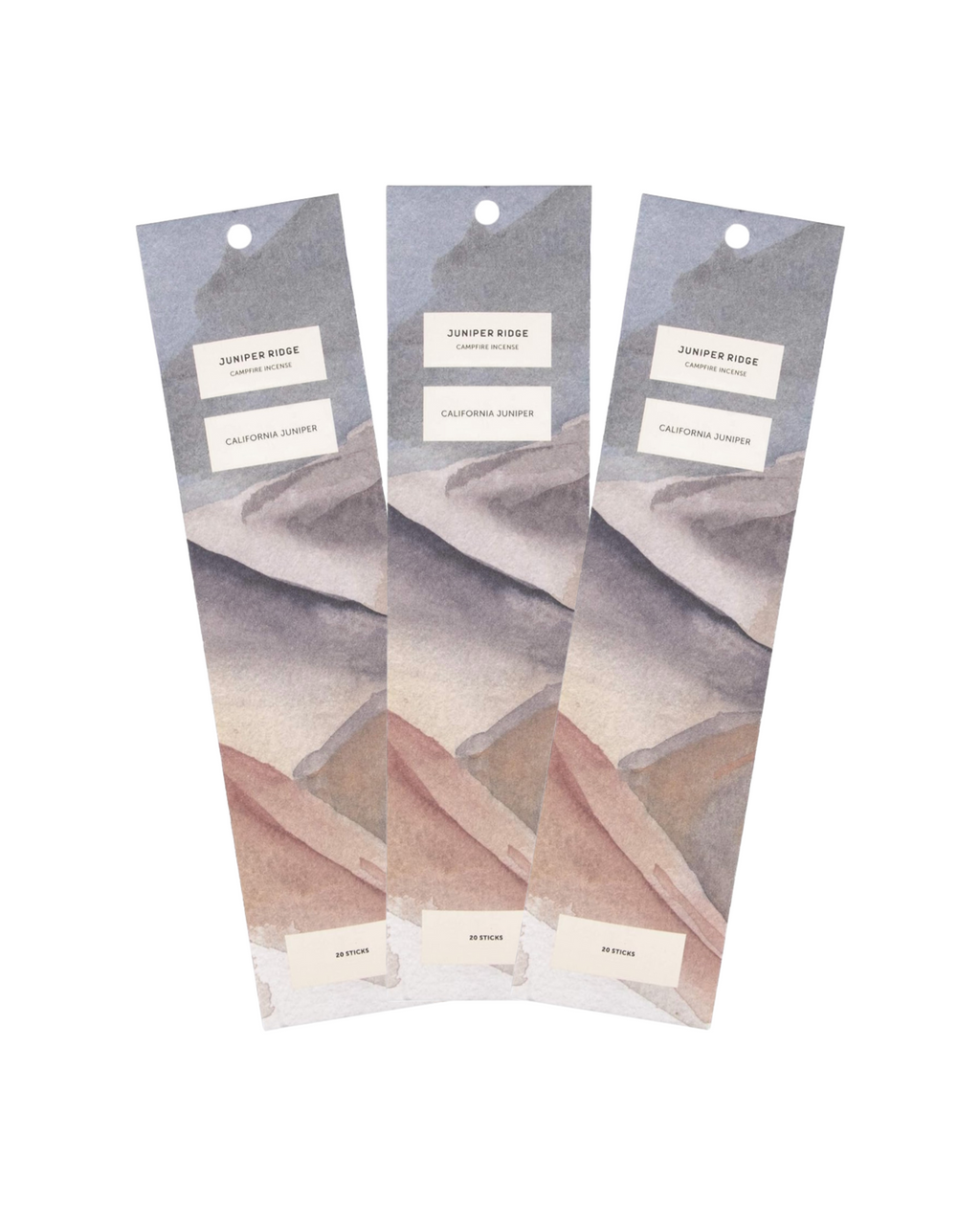 Juniper Ridge California Juniper Campfire Incense 20 Sticks 3-Pack SpadezStore