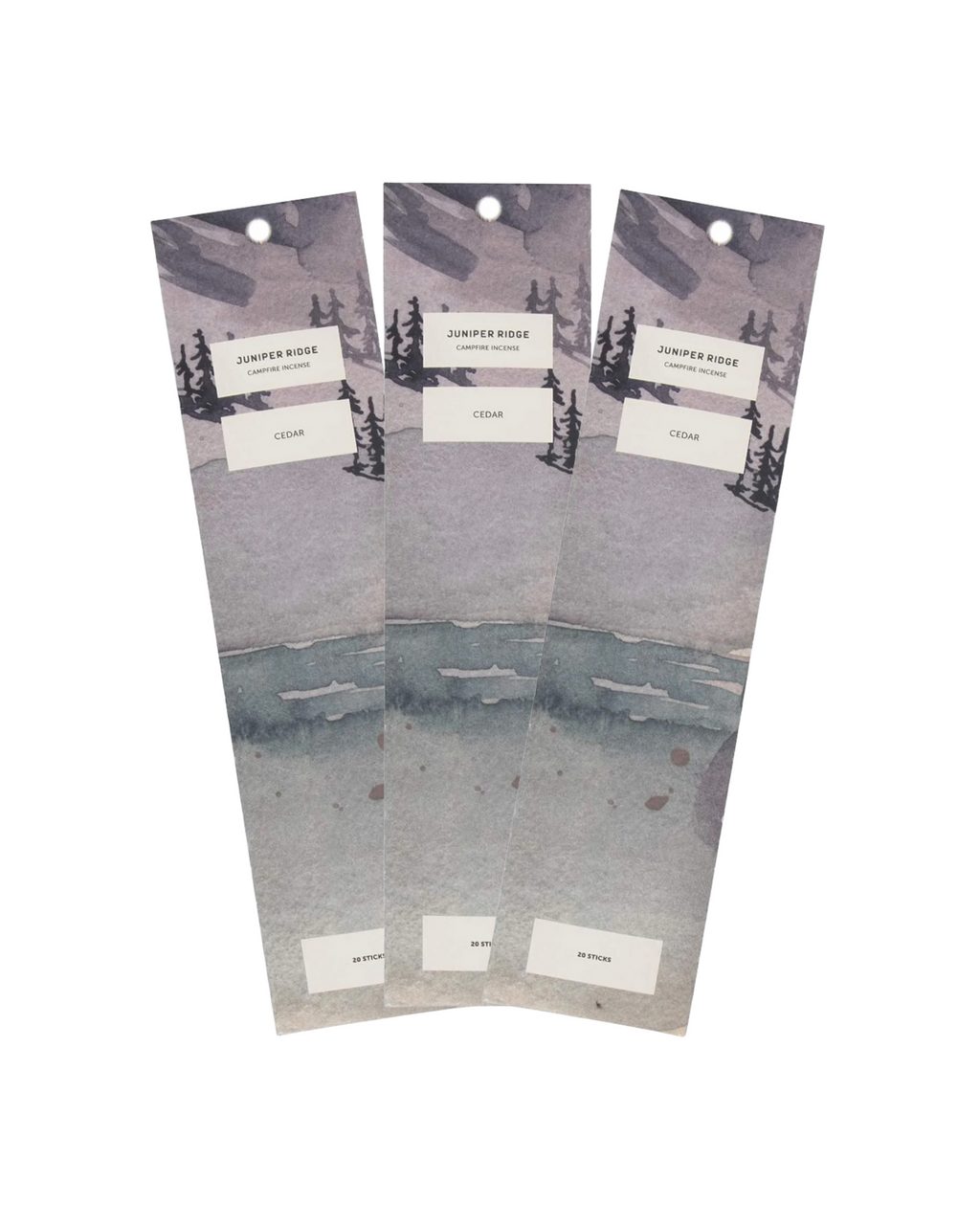Juniper Ridge Cedar Campfire Incense 20 Sticks 3-Pack SpadezStore