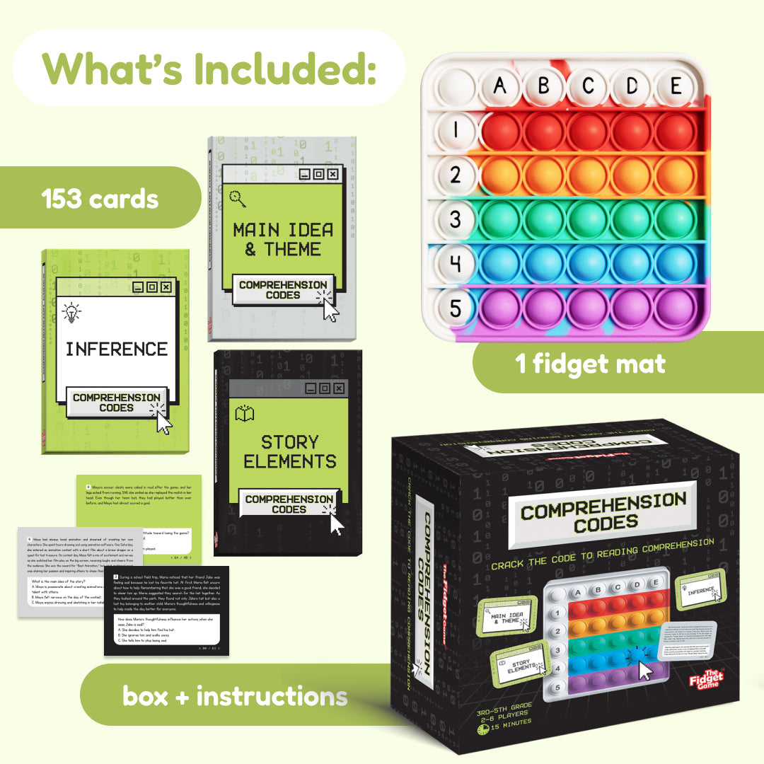The Fidget Games Comprehension Codes