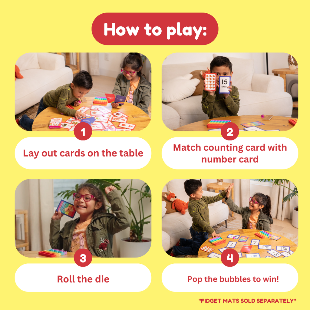 The Fidget Games Counting & Numbers Card Pack - CHOOSE Act
