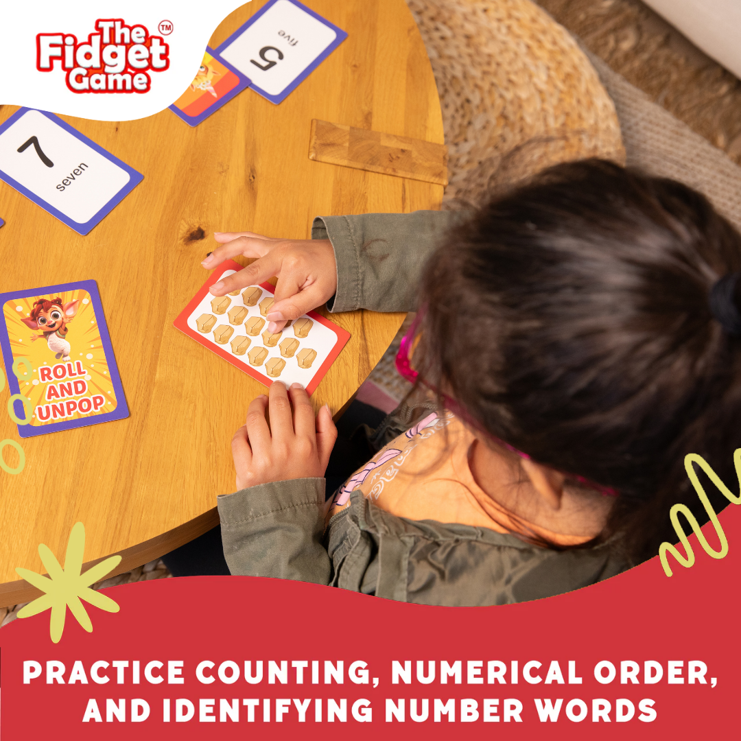 The Fidget Games Counting & Numbers Card Pack SpadezStore