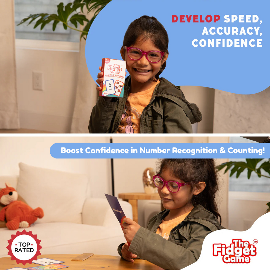 The Fidget Games Counting & Numbers Card Pack SpadezStore