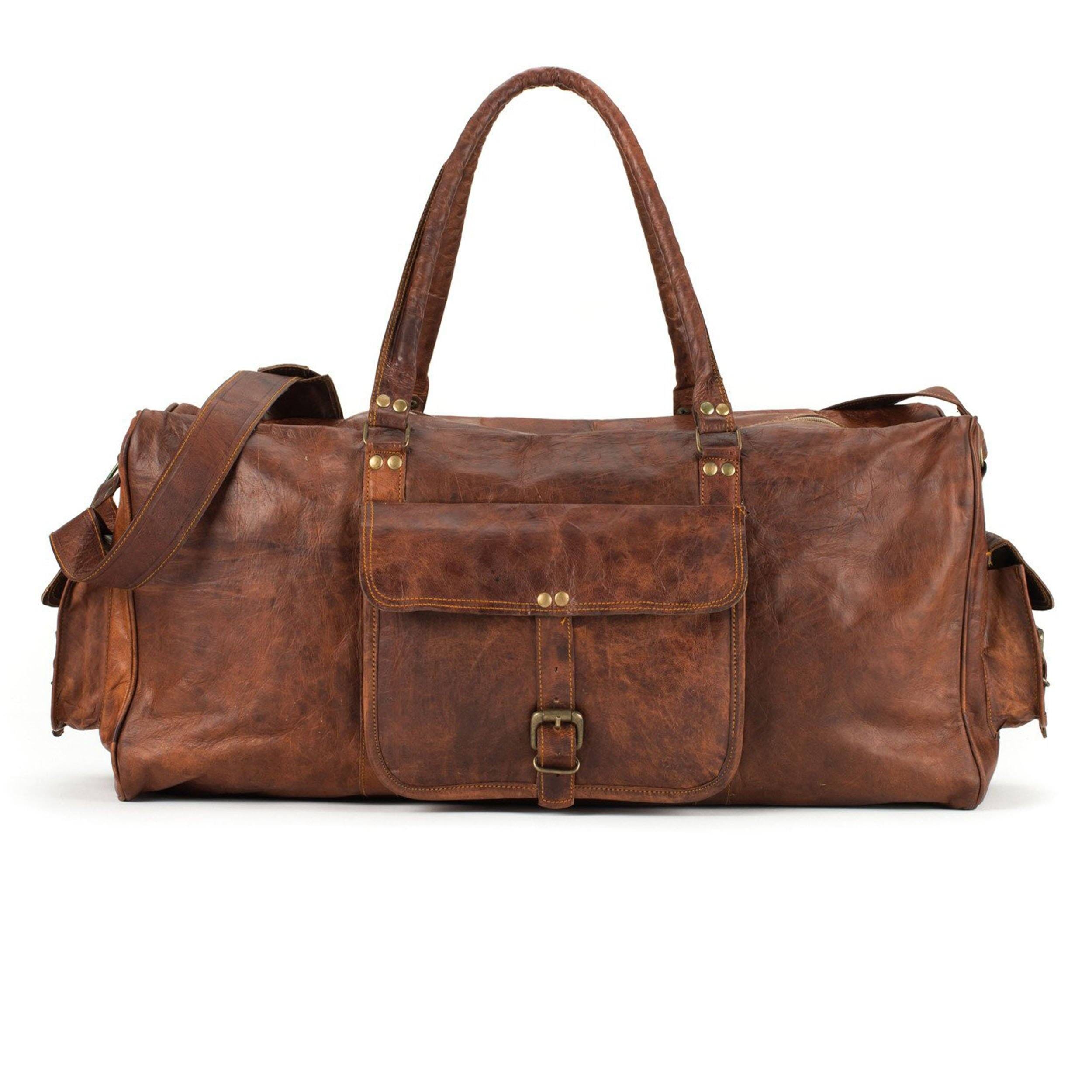 Classy Leather Bags The Portland Duffle