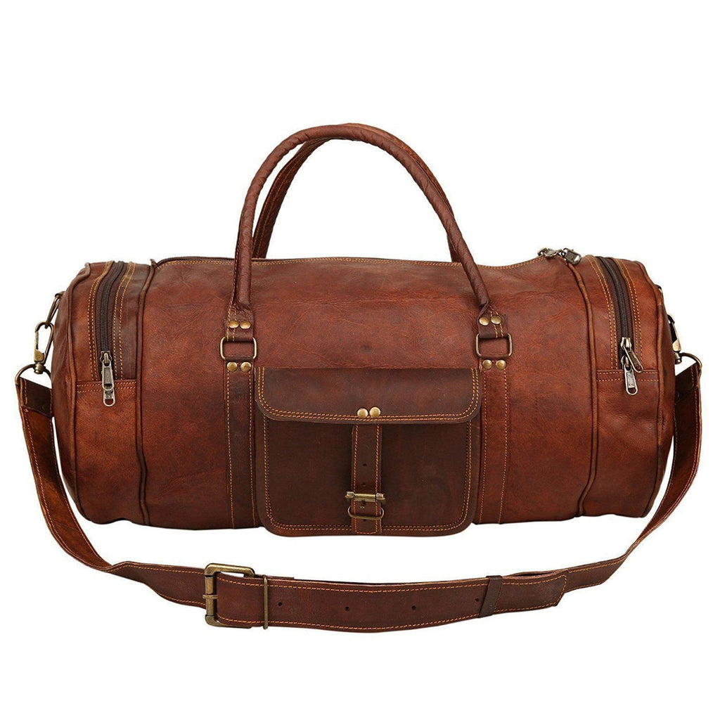 Classy Leather Bags The Dapper Duffel SpadezStore