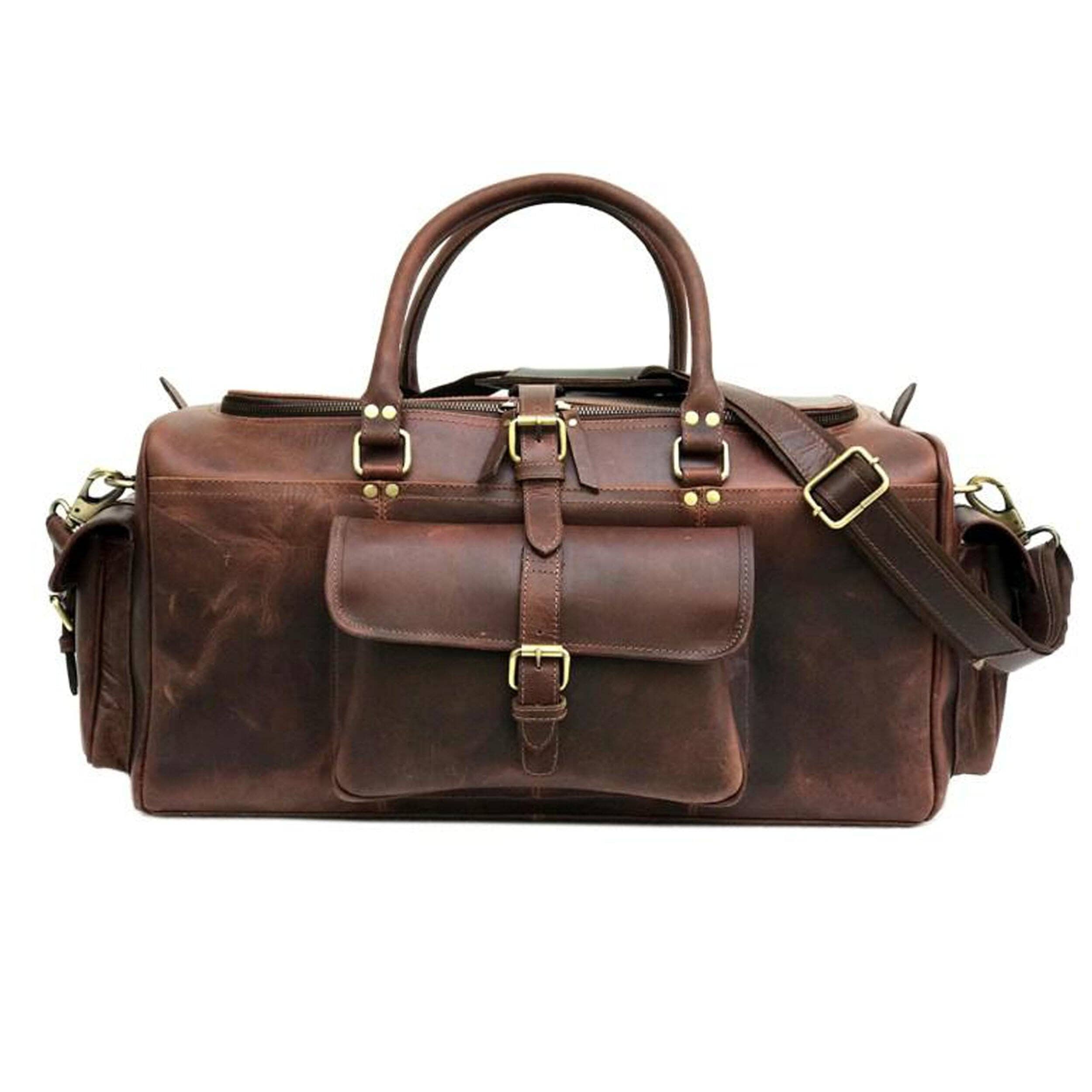 Classy Leather Bags The Richardson Duffle SpadezStore