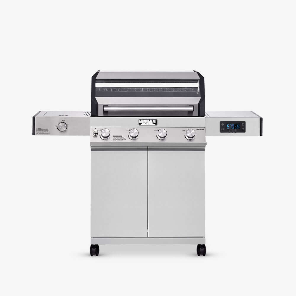 Monument Grills Denali 405 | Stainless Smart Tech Propane Gas Grill SpadezStore