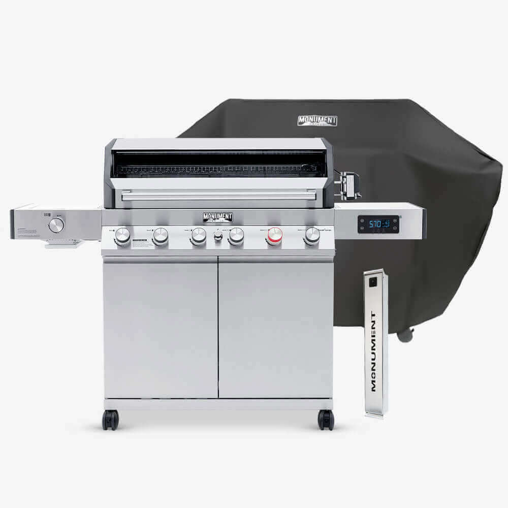 Monument Grills Denali 605Pro | Stainless Smart Propane Gas Grill SpadezStore