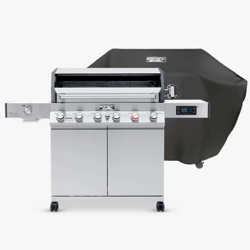 Monument Grills Denali 605Pro | Stainless Smart Propane Gas Grill SpadezStore