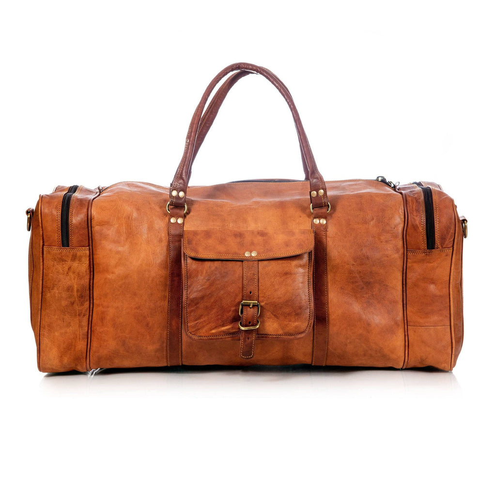 Classy Leather Bags The Fletcher Duffel SpadezStore