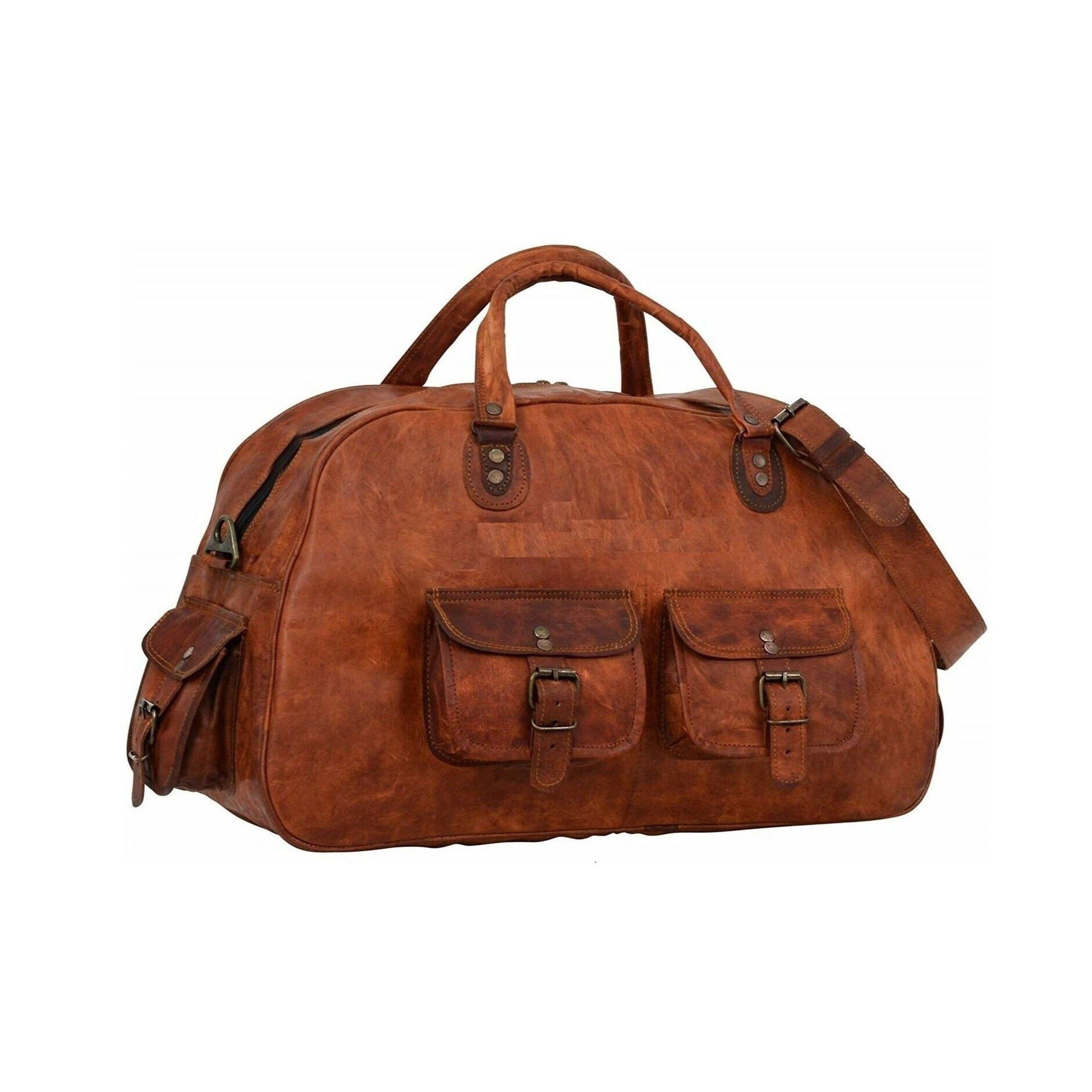 Classy Leather Bags The Hydrus Carry-On Duffel SpadezStore