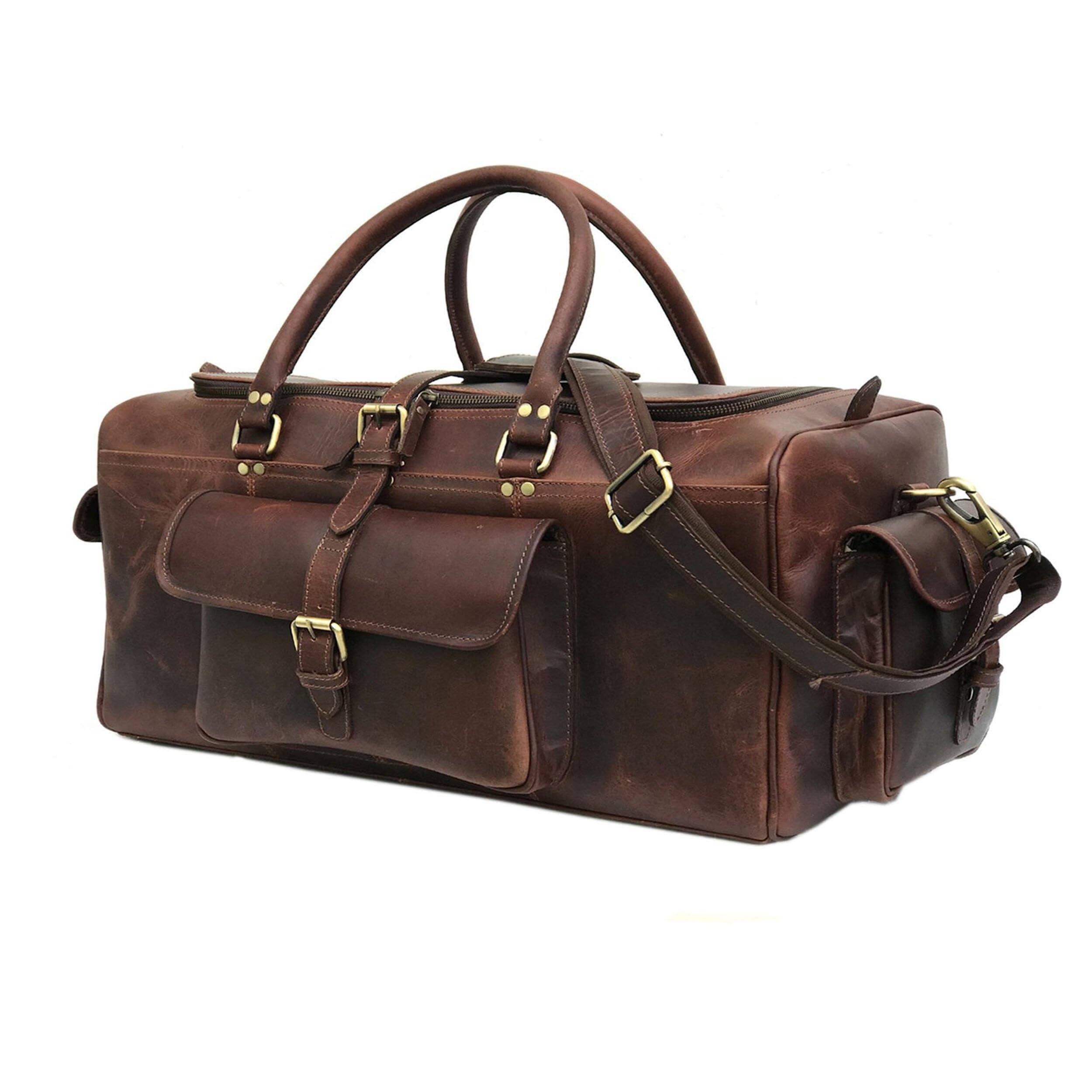 Classy Leather Bags The Richardson Duffle SpadezStore