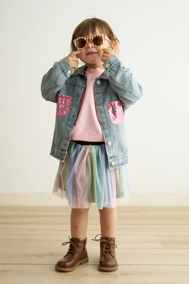 Abby & Evie Retro Round Sunglasses UV400 Toddler & Kids SpadezStore