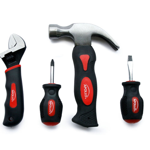 Apollo Tools Four Piece Stubby Tool Set - DT0240 SpadezStore