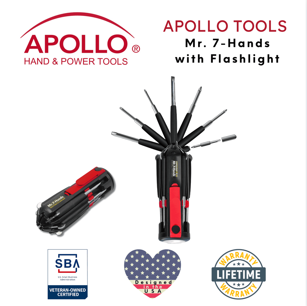 Apollo Tools Flashlight Mr. 7-Hands - DT1719 SpadezStore