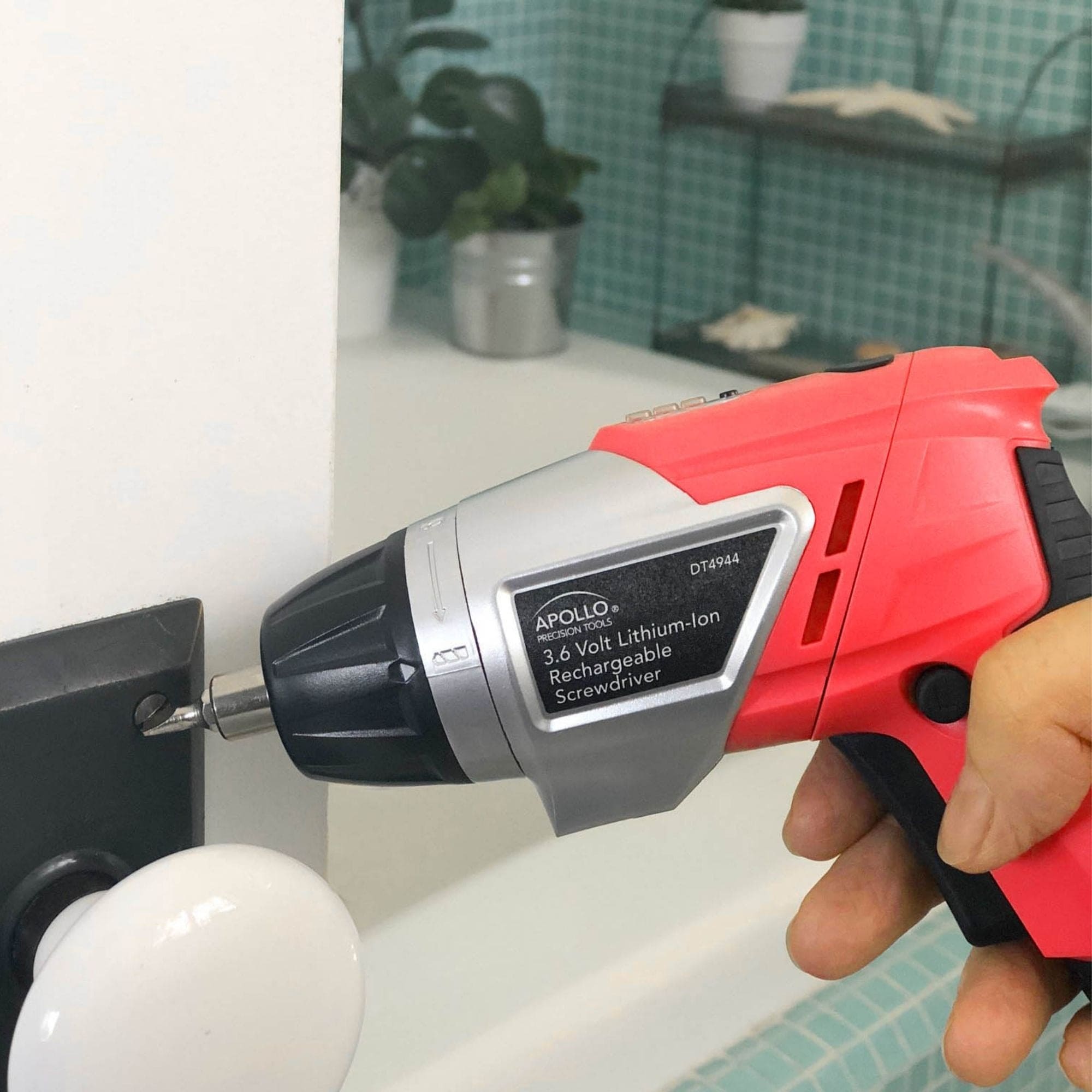 Apollo Tools 3.6 Volt Lithium-Ion Rechargeable Screwdriver with 45 Pieces Accessory Set - DT4944 SpadezStore