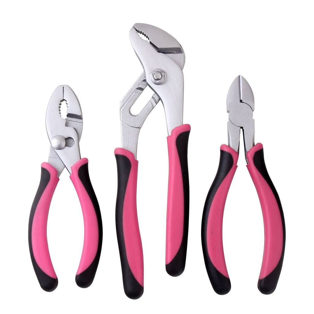 Apollo Tools 3 Pliers - Pink - DT5008P SpadezStore