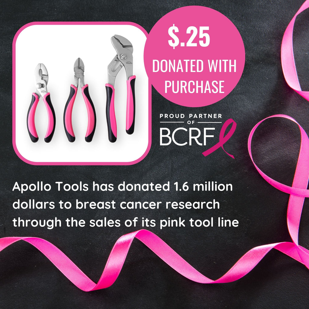 Apollo Tools 3 Pliers - Pink - DT5008P SpadezStore