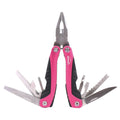 Apollo Tools 14-in-1 Pink High-Quality Pocket Multitool Pliers. Great for Outdoors, Camping, Fishing -DT5015P SpadezStore