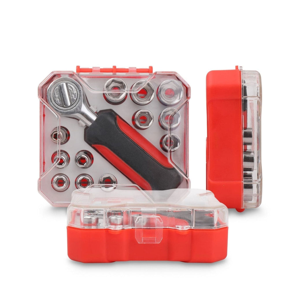Apollo Tools 13 Piece ¼ Inch Drive Metric Socket Set - DT5023 SpadezStore