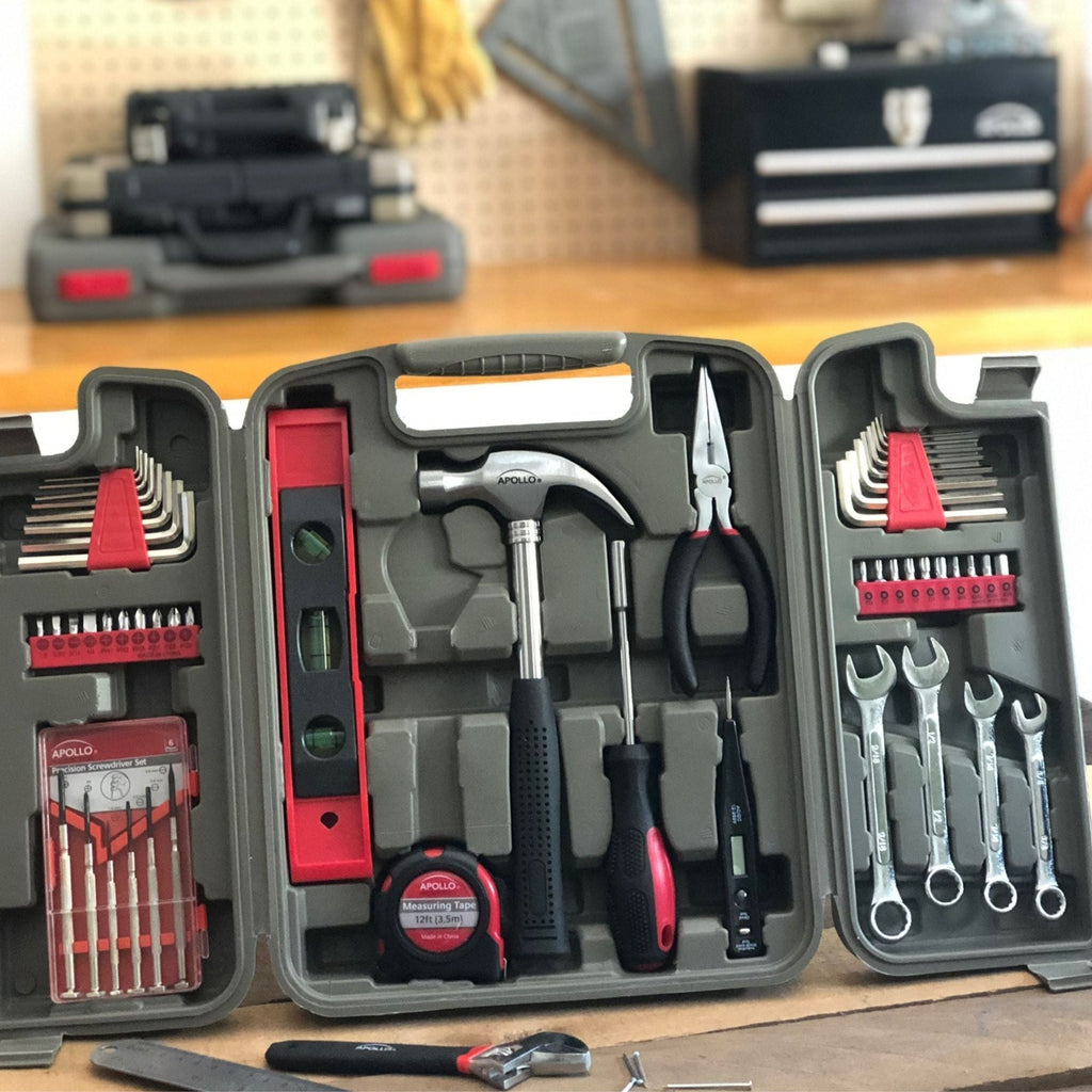 Apollo Tools 53 Piece Household Tool Kit - DT9408 SpadezStore