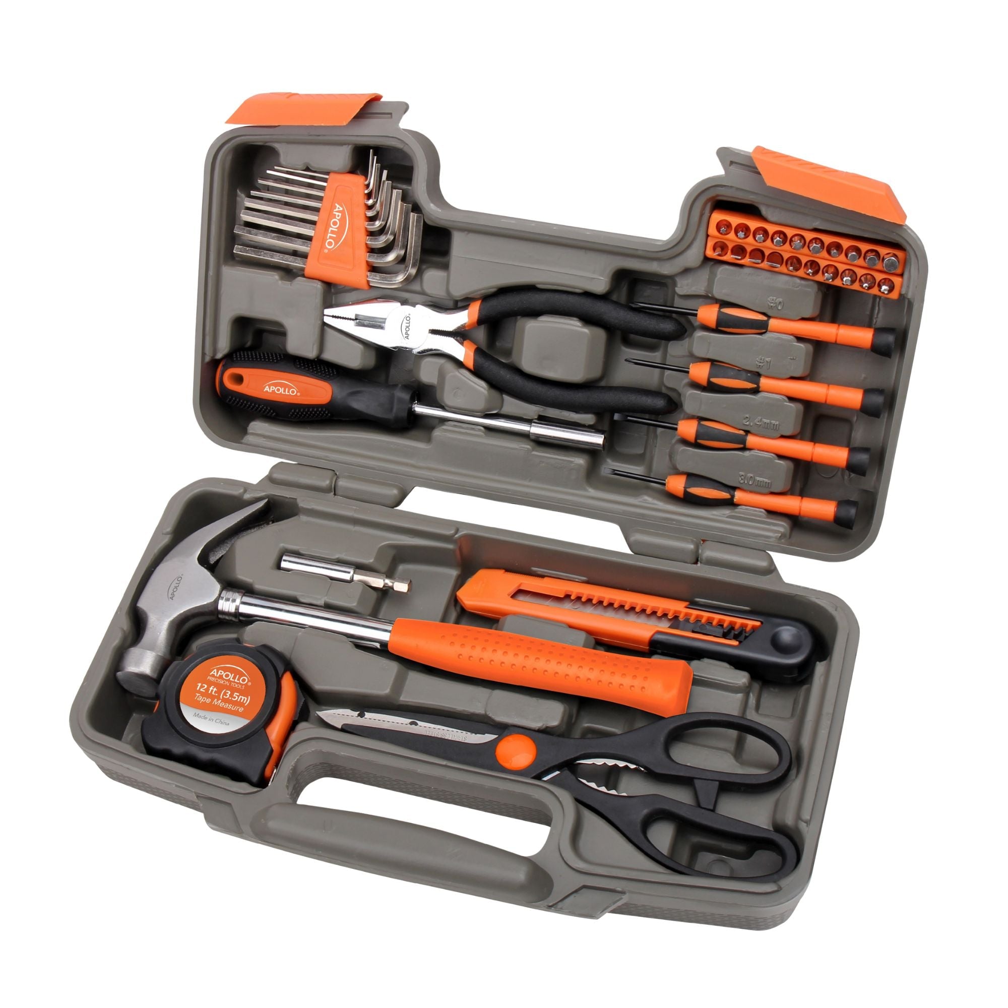 Apollo Tools 39 Piece General Tool Kit - DT9706OR SpadezStore