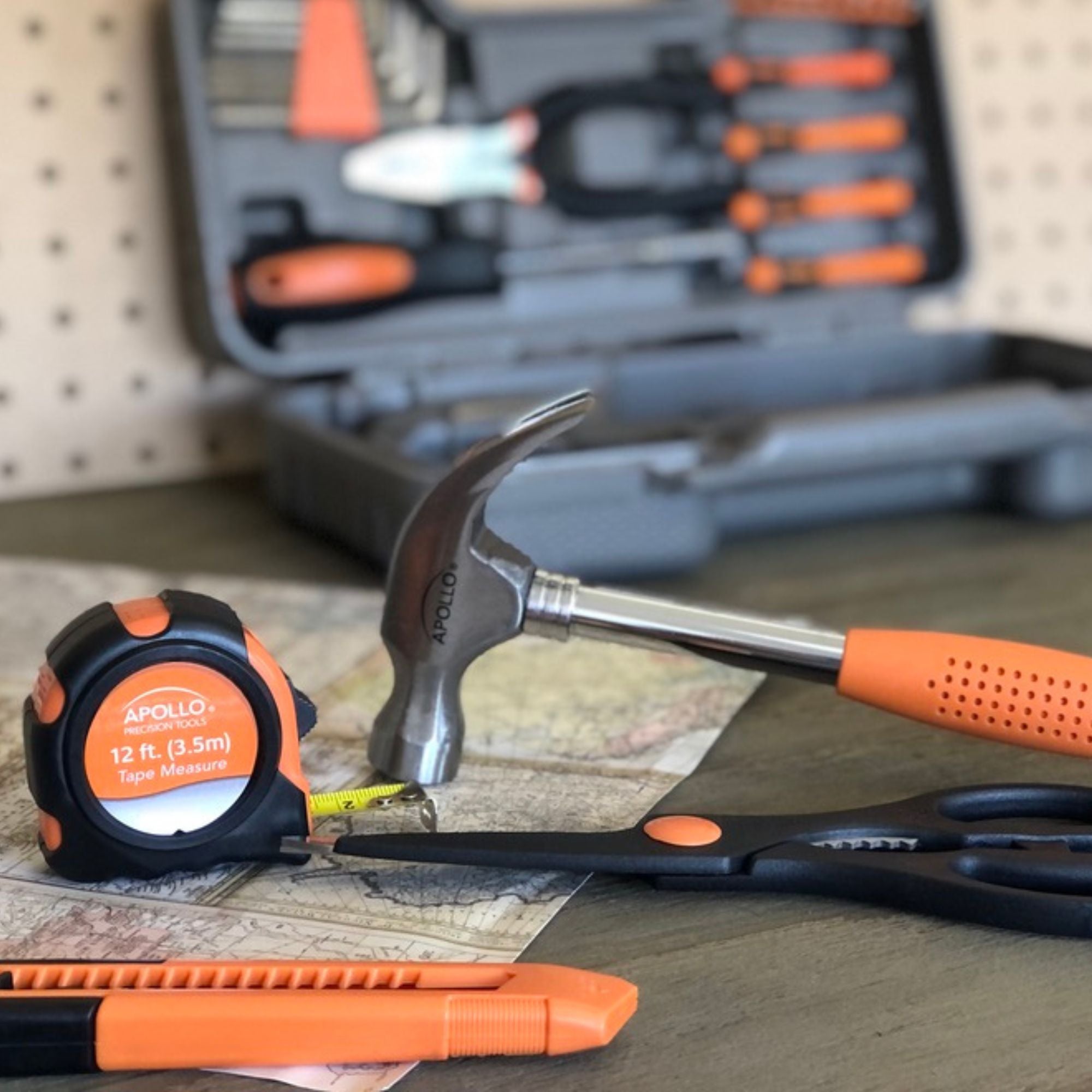 Apollo Tools 39 Piece General Tool Kit - DT9706OR SpadezStore