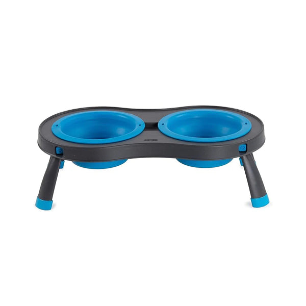 Large Collapsible Pet Feeder by Dexas - Double Feeder SpadezStore