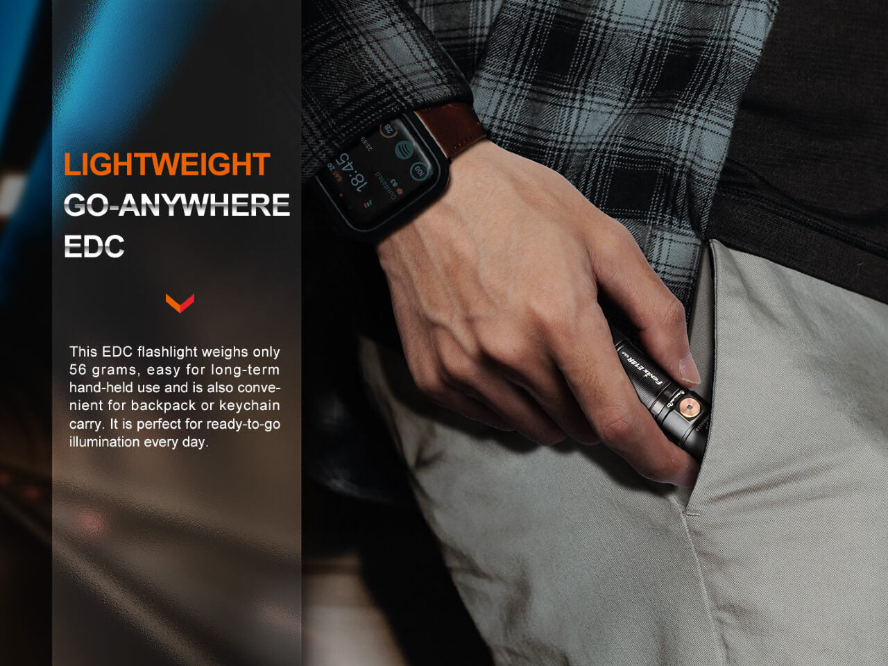Fenix E18R V2 Rechargeable LED Flashlight SpadezStore