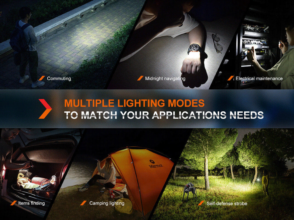Fenix E18R V2 Rechargeable LED Flashlight SpadezStore