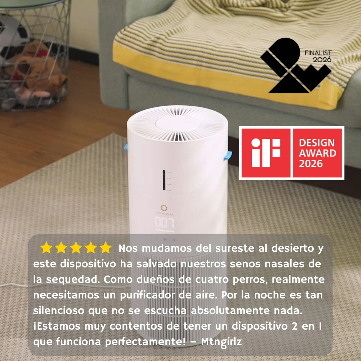 Airthereal Ethereal Rain AEH300 Air Purifier & Humidifier Combo