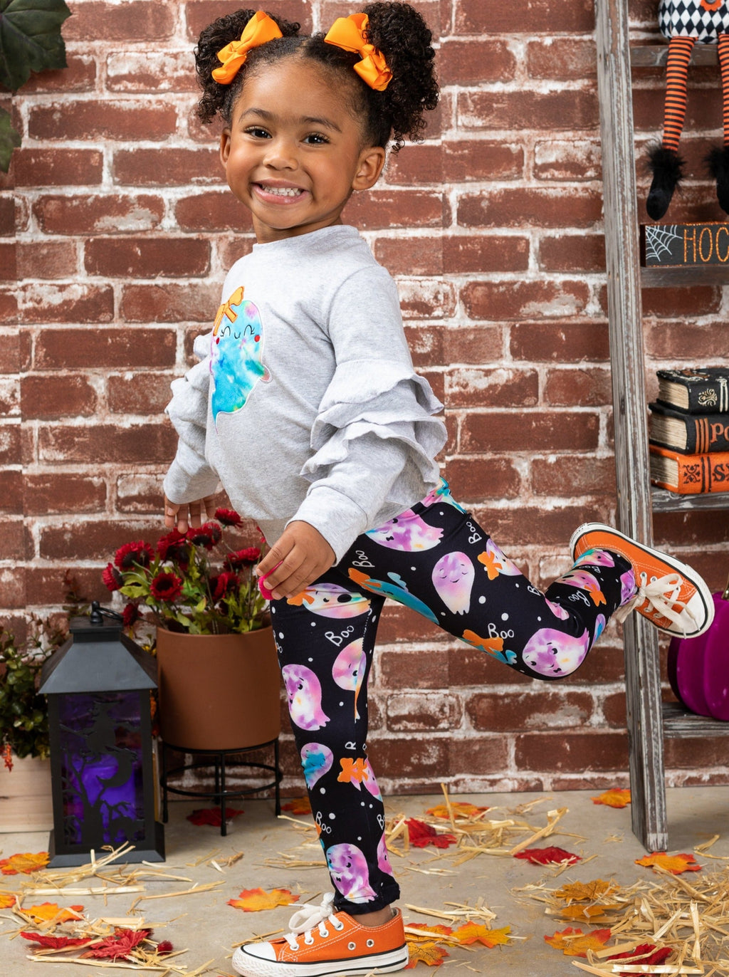 Mia Belle Girls That's The Spirit Pullover and Tie Dye Legging Set SpadezStore