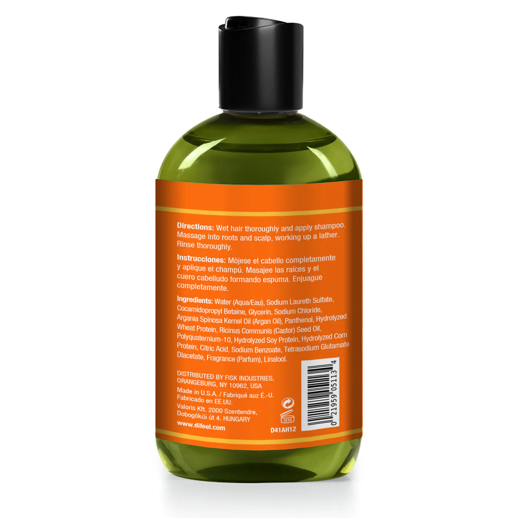 Difeel Argan Hydrating Shampoo 12oz SpadezStore