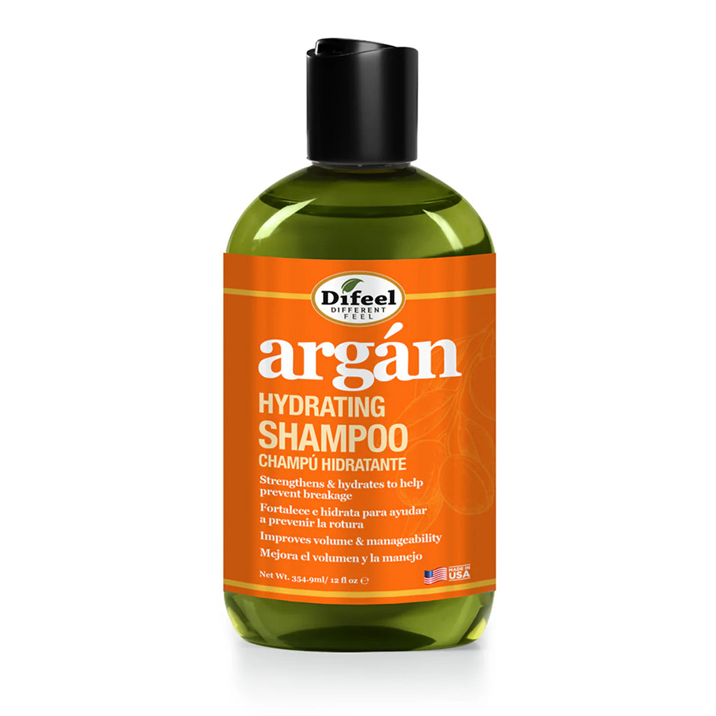 Difeel Argan Hydrating Shampoo 12oz SpadezStore
