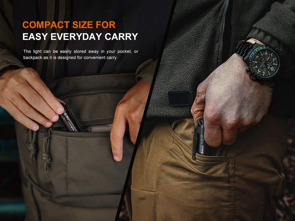 Fenix E12 V3 Pocket EDC AA Flashlight SpadezStore