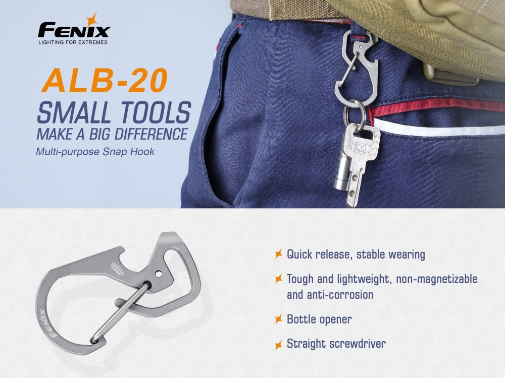 Fenix ALB-20 Multi-Purpose Snap Hook SpadezStore
