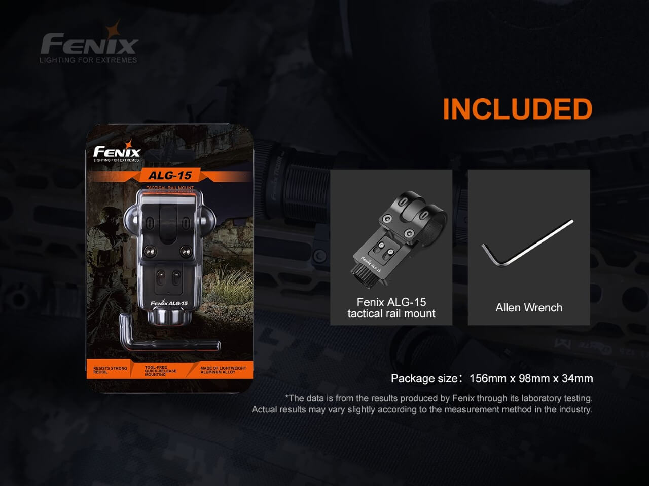 Fenix ALG-15 Tactical Rail Mount SpadezStore