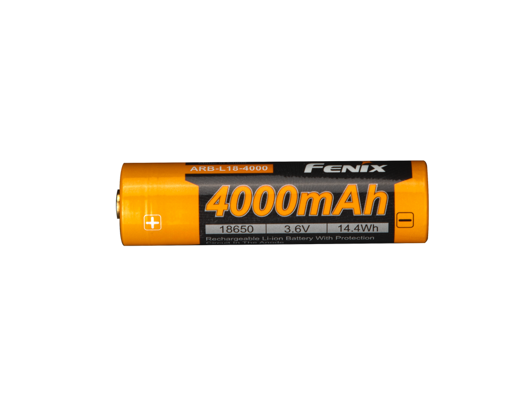 Fenix ARB-L18-4000 High-Capacity 18650 Battery - 4000mAh SpadezStore