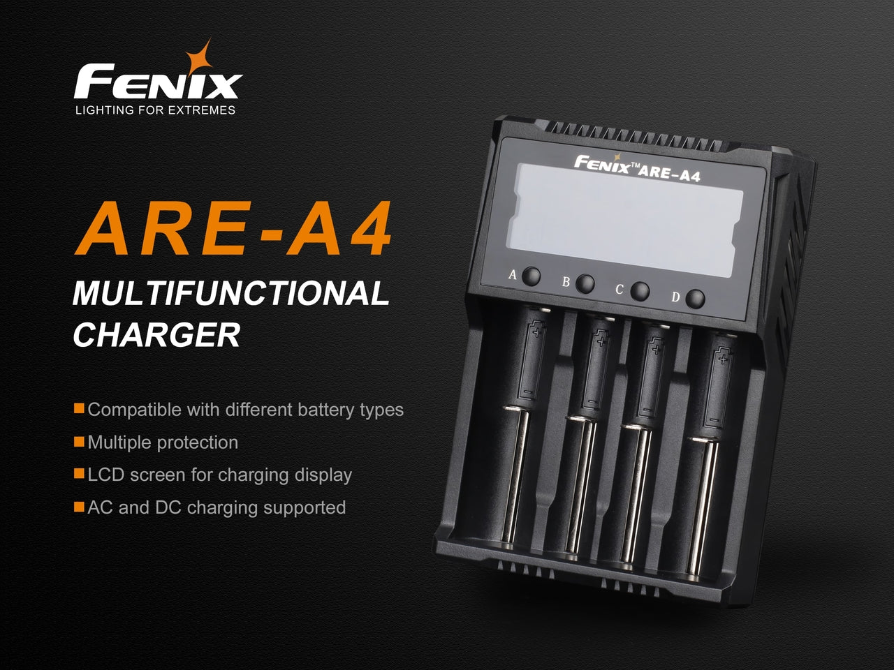 Fenix ARE-A4 Multifunctional Battery Charger SpadezStore