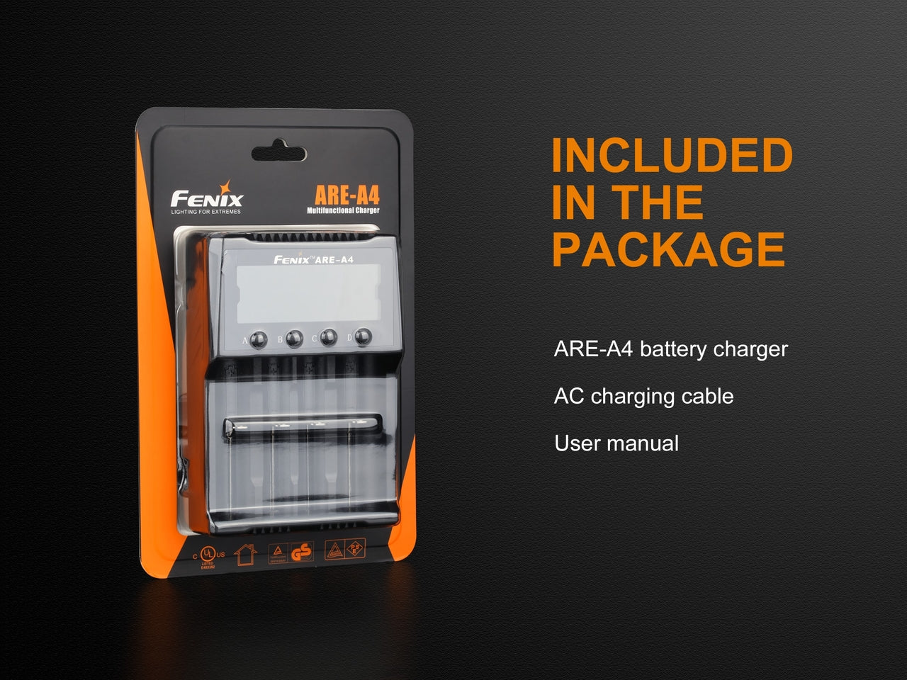 Fenix ARE-A4 Multifunctional Battery Charger SpadezStore