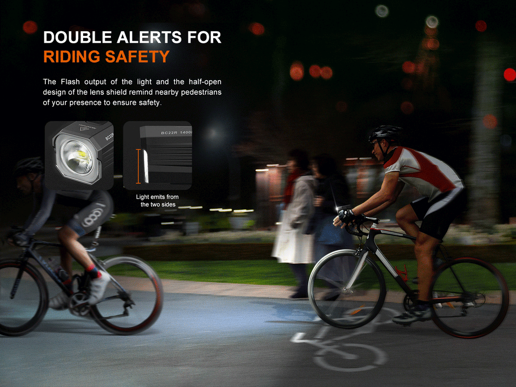 Fenix BC22R High-Performance Road Bike Light SpadezStore