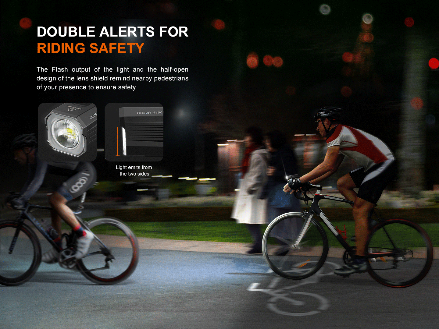 Fenix BC22R High-Performance Road Bike Light SpadezStore