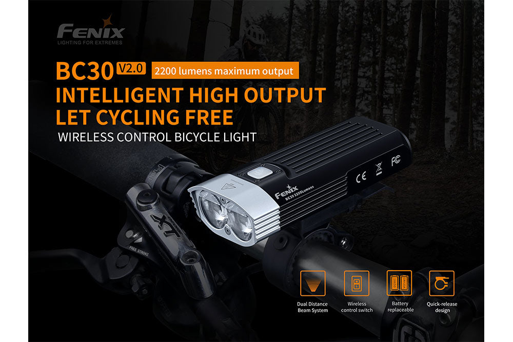Fenix BC30 V2 LED Bike Light SpadezStore