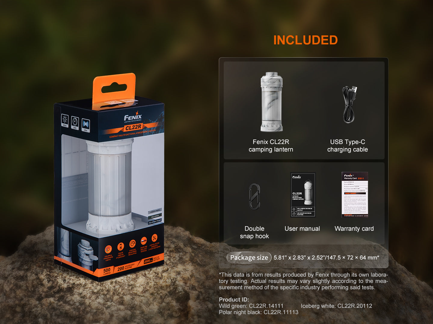 Fenix CL22R Camping Lantern SpadezStore
