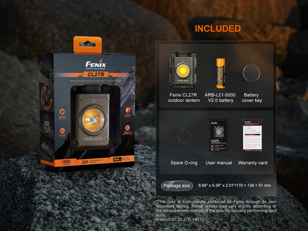 Fenix CL27R Multifunctional Outdoor Lantern SpadezStore