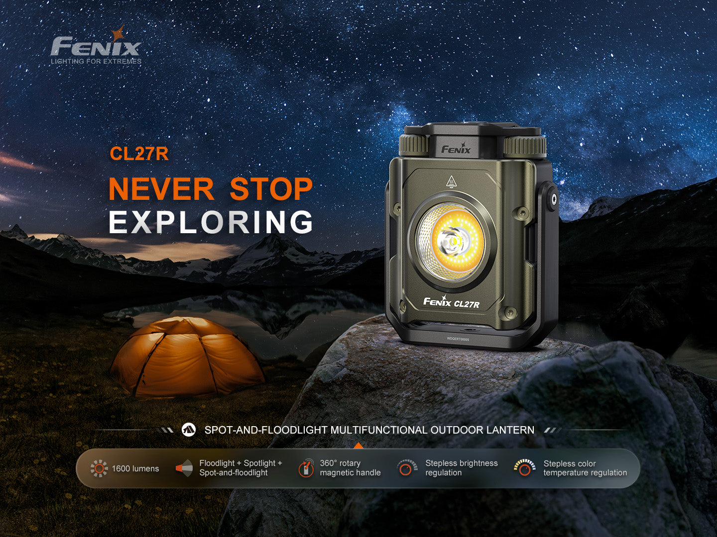 Fenix CL27R Multifunctional Outdoor Lantern SpadezStore