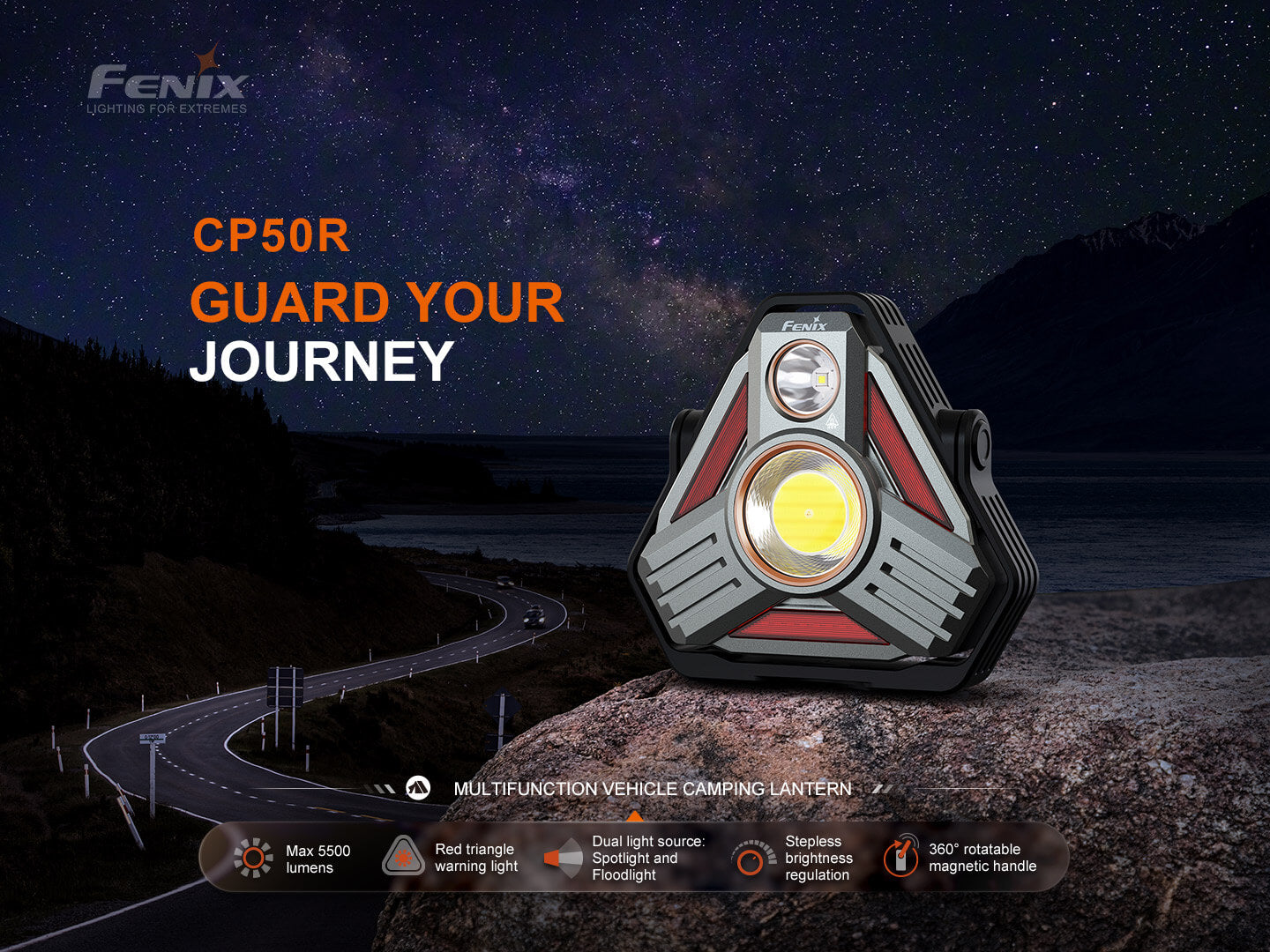 Fenix CP50R Road Hazard Camping Lantern SpadezStore