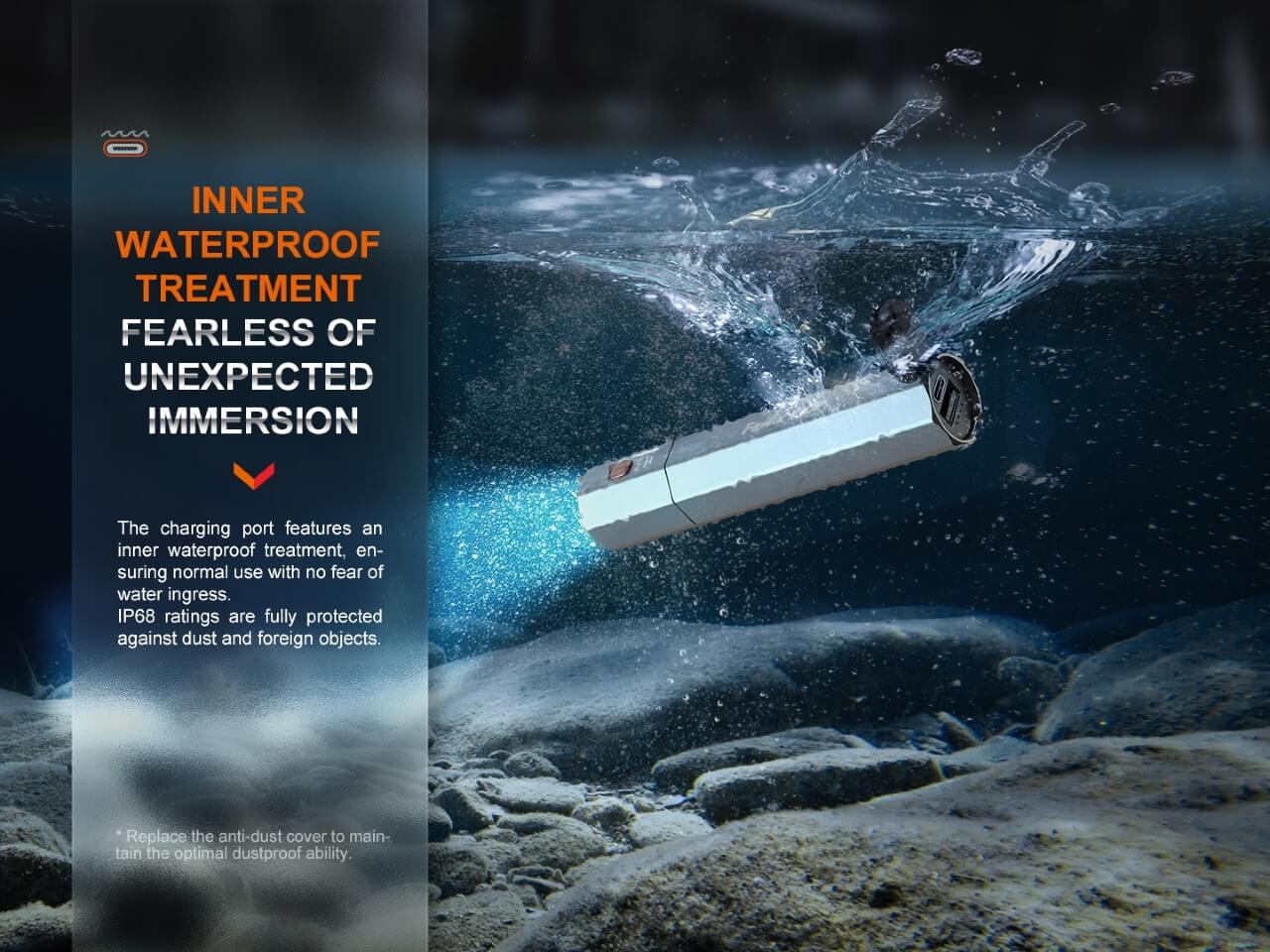 Fenix E-CP 1600-lumen LED Flashlight/Powerbank SpadezStore